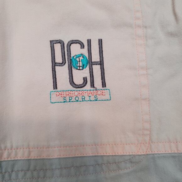 VTG 90s PCH Pacific Coast Highway Boxy Fit Color Block Shirt Mens M Oversized - Picture 3 of 9